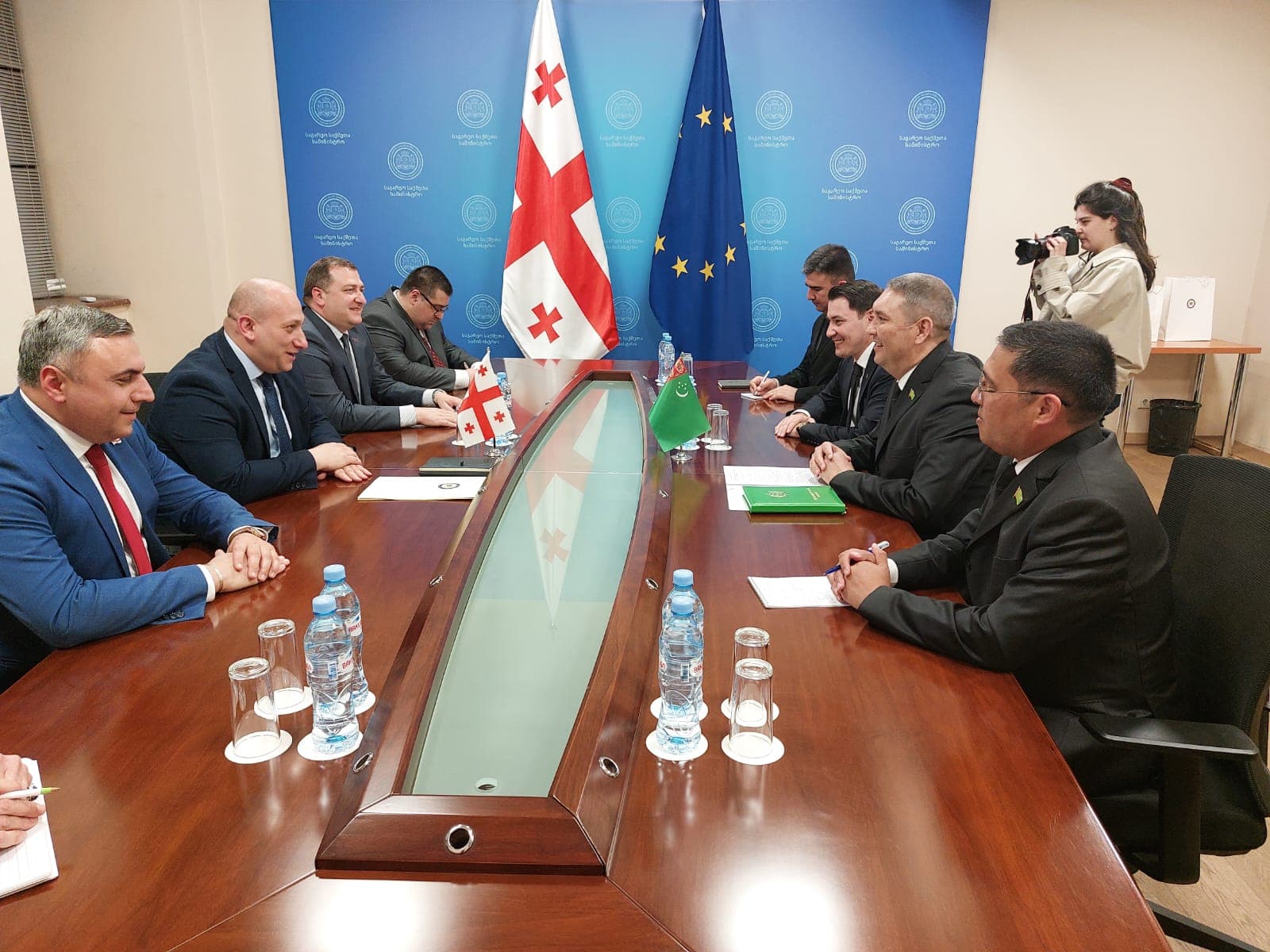 Meeting with the delegation of the Mejlis of Turkmenistan was held at the Ministry of Foreign Affairs of Georgia