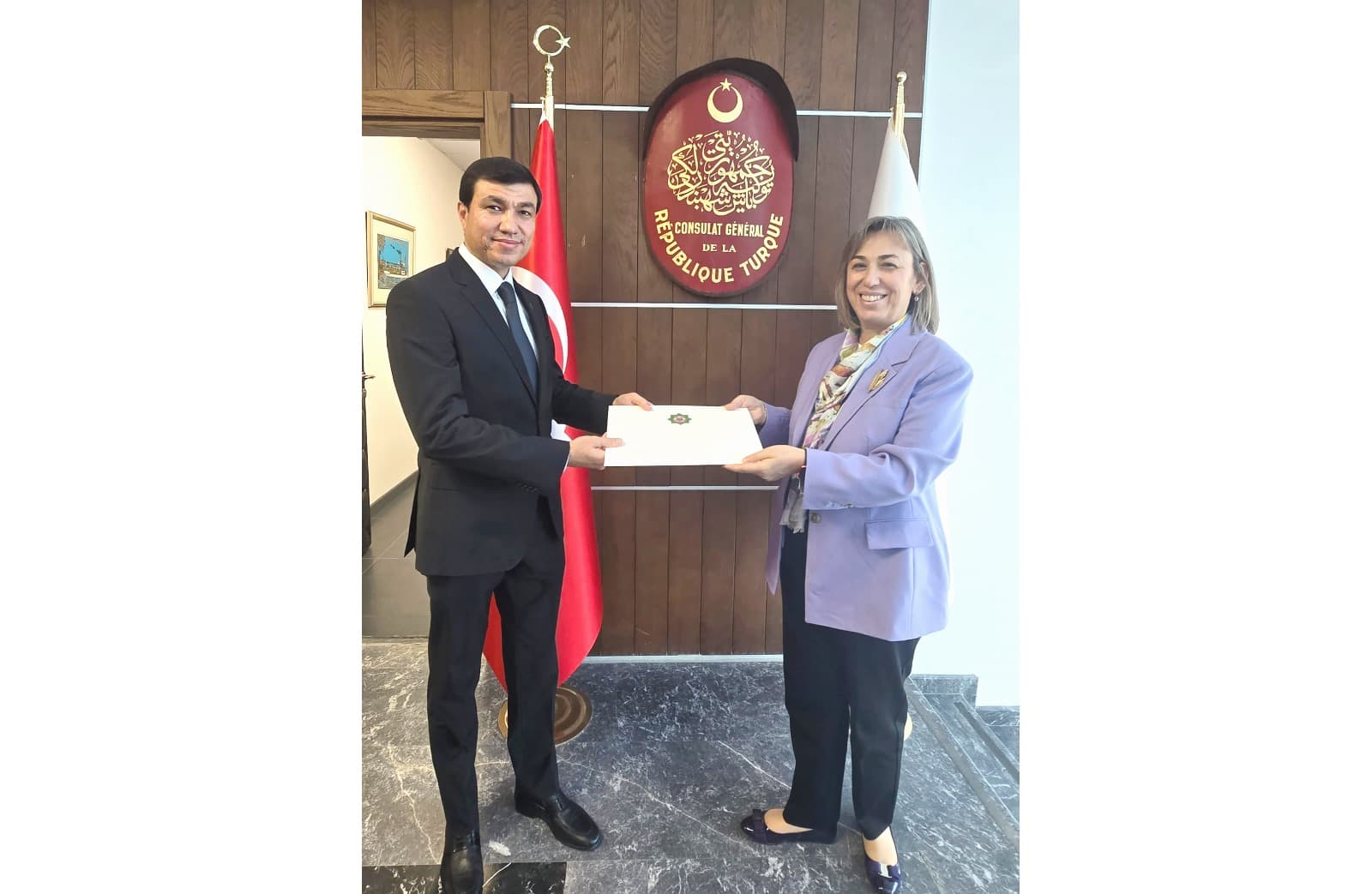 The Consul General of Turkmenistan in Istanbul presented the Consular Patent