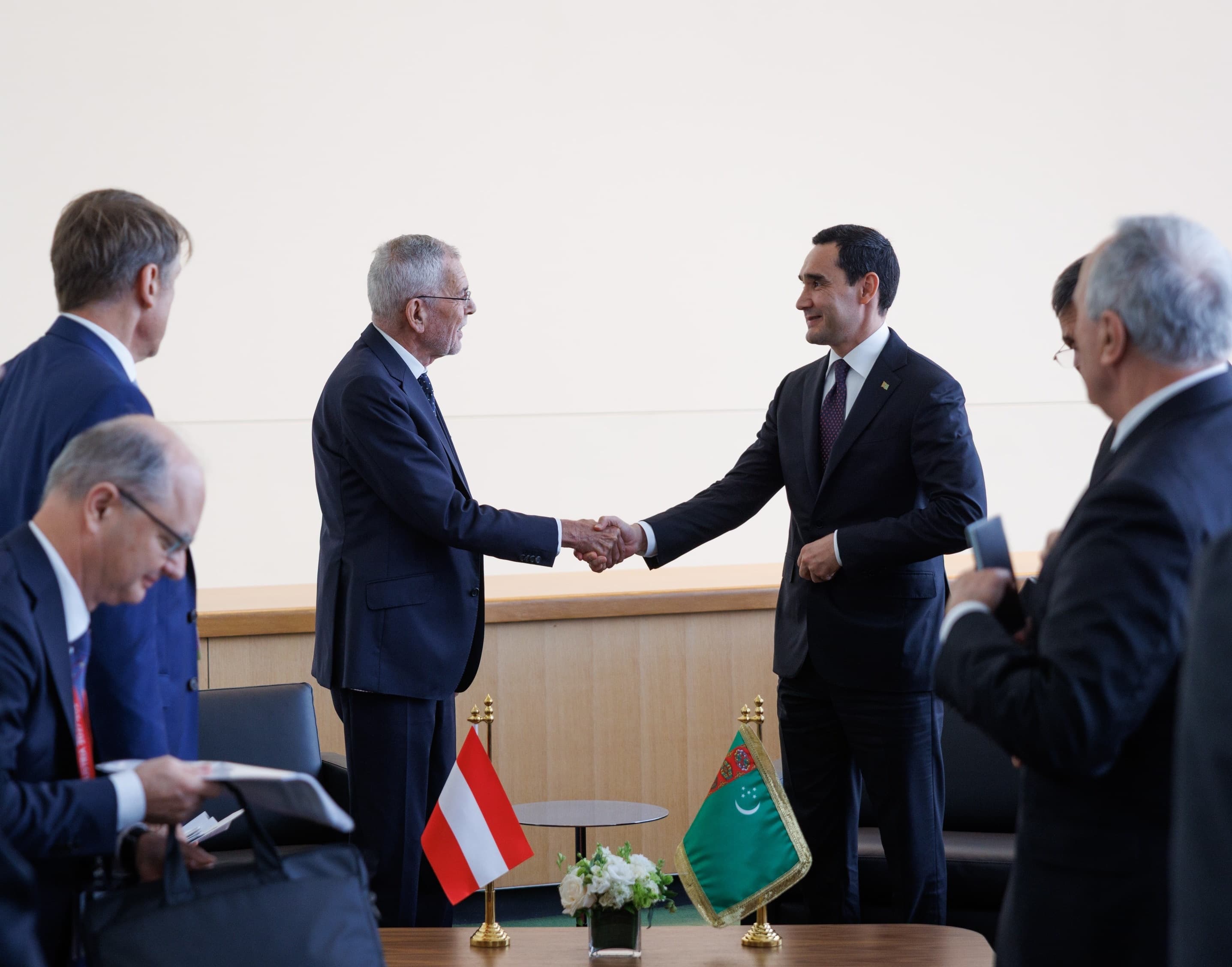 The President of Turkmenistan Congratulated Austria on its National Day