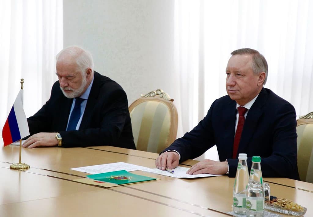Сердар Бердымухамедов встретился с губернатором Санкт-Петербурга