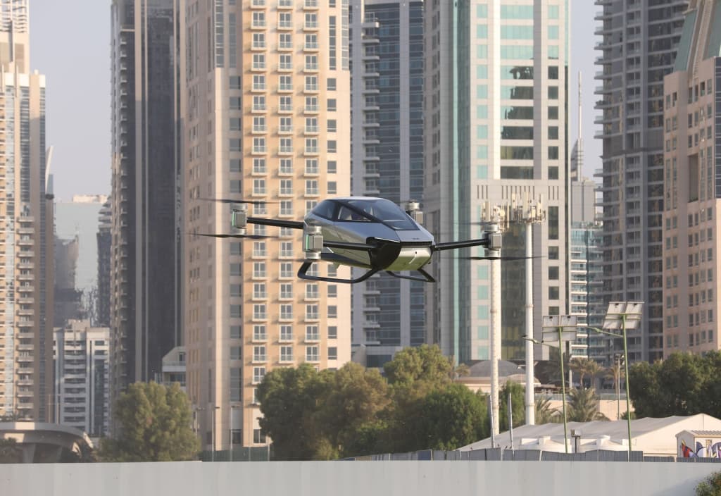Flying car has made first passenger test flight in Dubai