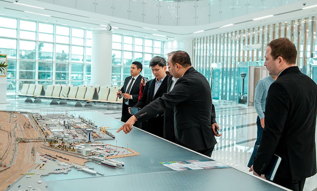 Experts from Singapore to help improve the efficiency of the seaport of Turkmenbashi