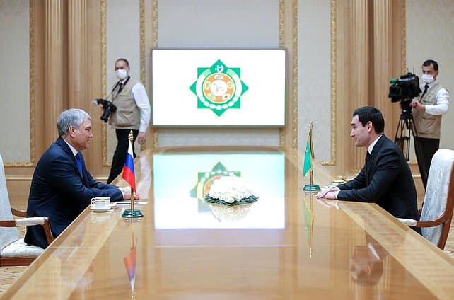 president-turkmenistan-discussed-inter-parliamentary-cooperation-chairman-state-duma-russian-federation