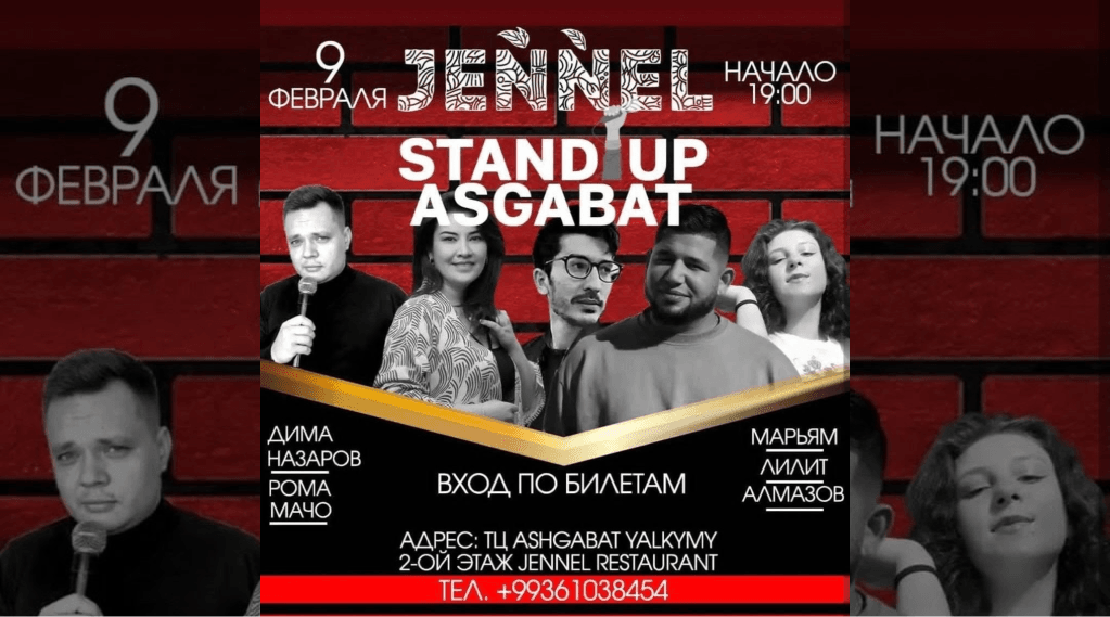 Stand up Ashgabat