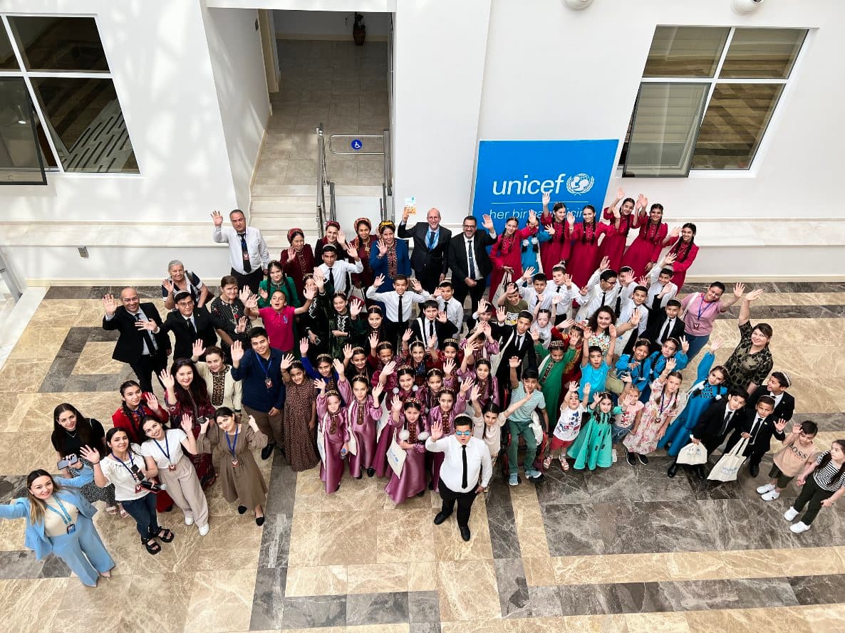 On the occasion of the Children's Day in Turkmenistan, commemorative postage stamps were issued and letters were written to the children of the future