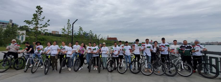 A bike ride in honor of the World Bicycle Day was held in Kazan
