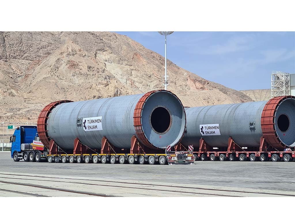 The international seaport of Turkmenbashi has received a large-sized cargo