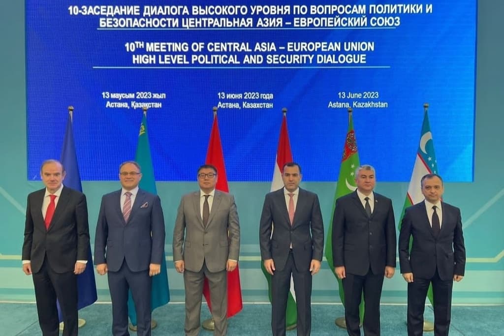 The Turkmen diplomatic mission spoke about peace efforts in the region during the 10th CA—EU meeting