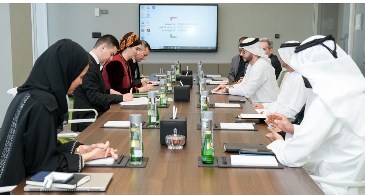 An agreement to expand ties between the UAE and Turkmenistan in the field of training diplomats has been made in Abu Dhabi