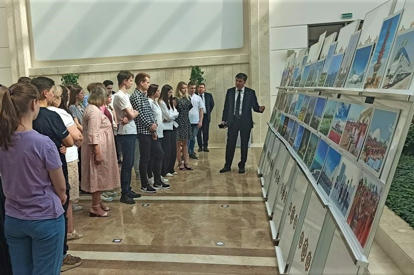 The diplomatic Mission of Turkmenistan in Minsk gave a briefing on the upcoming opening of the city of Arkadag