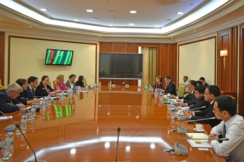 The Ministry of Finance discussed the strengthening of economic cooperation between Turkmenistan and the EU