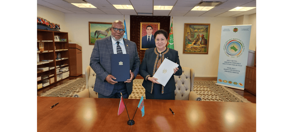 Turkmenistan established diplomatic relations with Trinidad and Tobago
