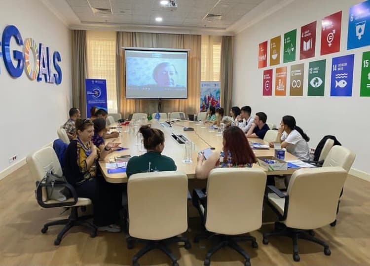 Trainings are being held in Turkmenistan within the framework of the School on Human Rights for Young People with disabilities
