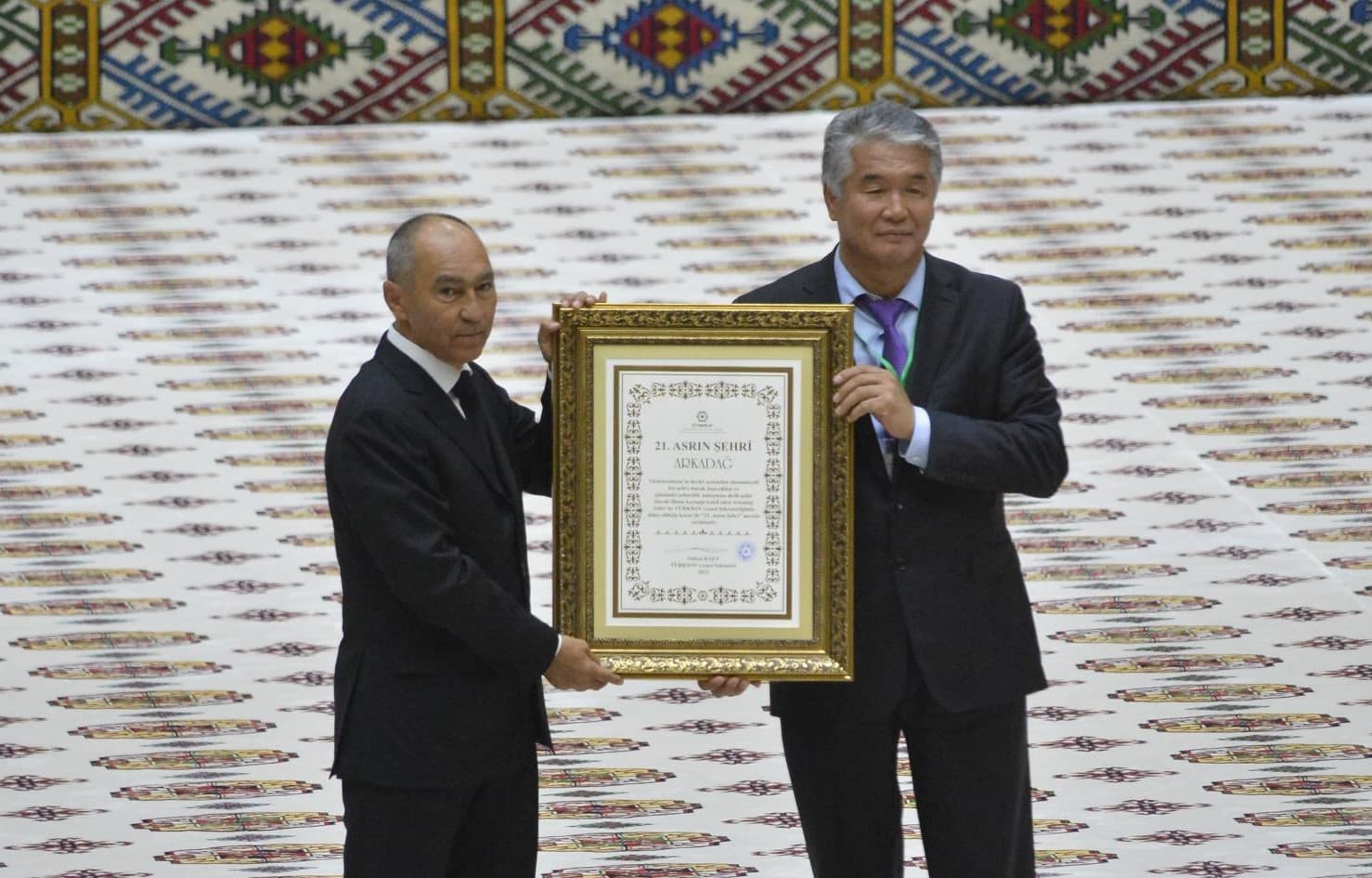 Arkadag city has received international recognition for digital technologies of sustainable development