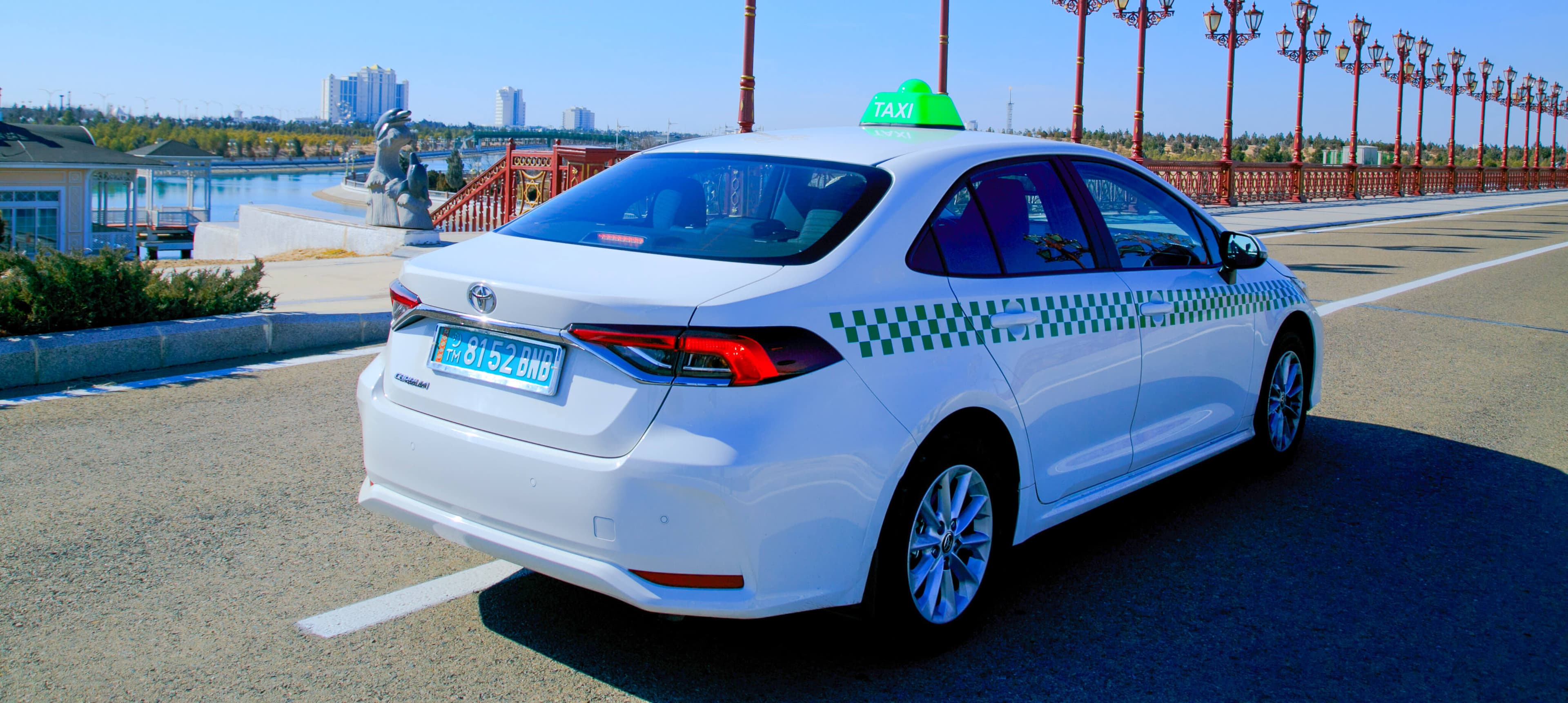 The service "Taksi Hyzmaty" is available in Avaza