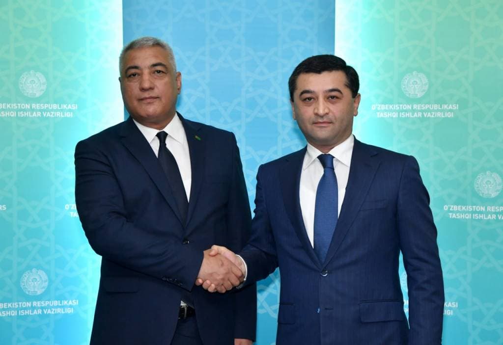 A meeting was held at the Ministry of Foreign Affairs of Uzbekistan with the Ambassador of Turkmenistan, who is completing his diplomatic mission