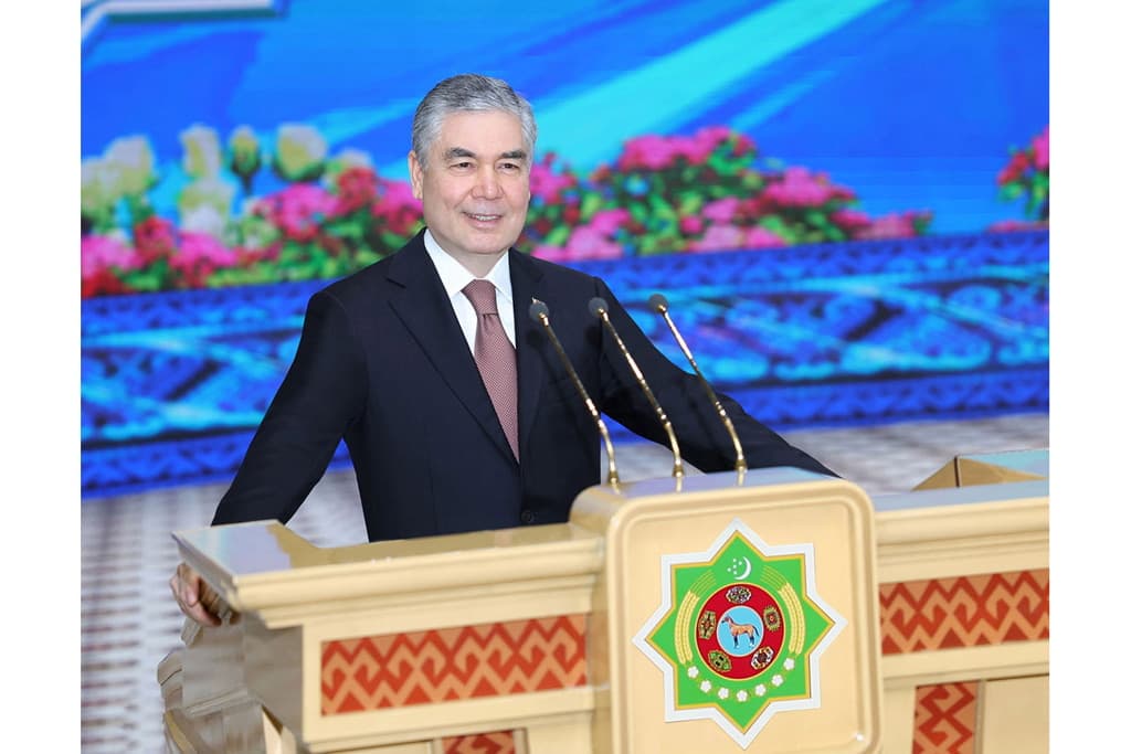 The national leader of the Turkmen people held a general lesson at the Rukhyet Palace in Arkadag
