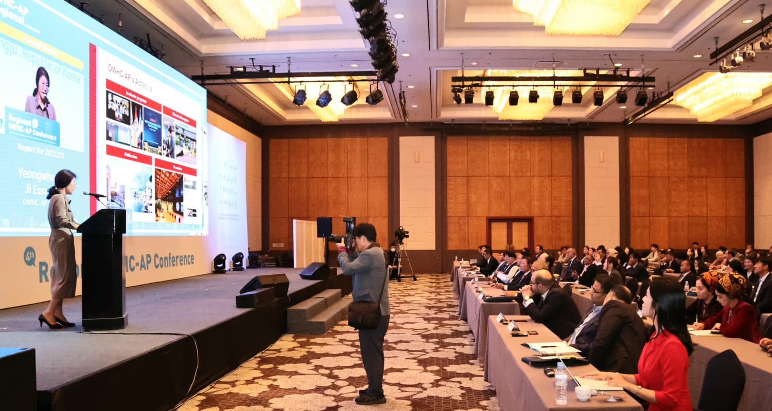 Kunya Urgench was presented at the forum of the Organization of World Heritage Cities