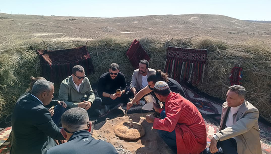 Delicious ishlekli and handicrafts: excursion of Turkish cinematographers to the "Ancient Merv"