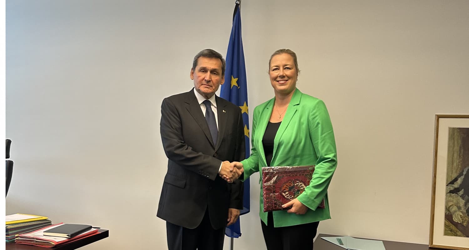 The European Union Commissioner for International Partnerships invited the Turkmen delegation to the Investor Forum in Belgium