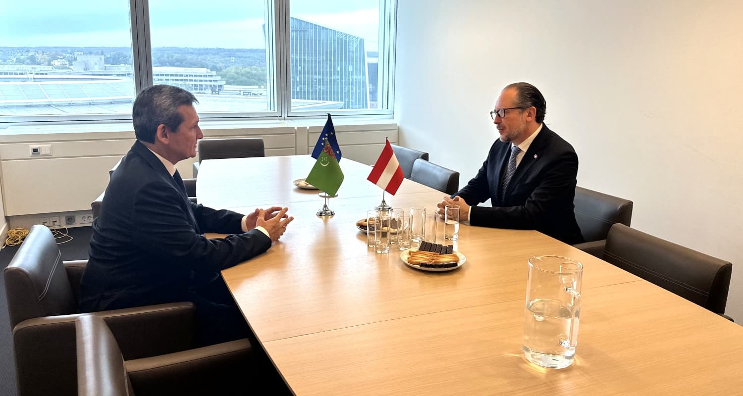 A meeting of the foreign ministers of Turkmenistan and Austria was held in Luxembourg