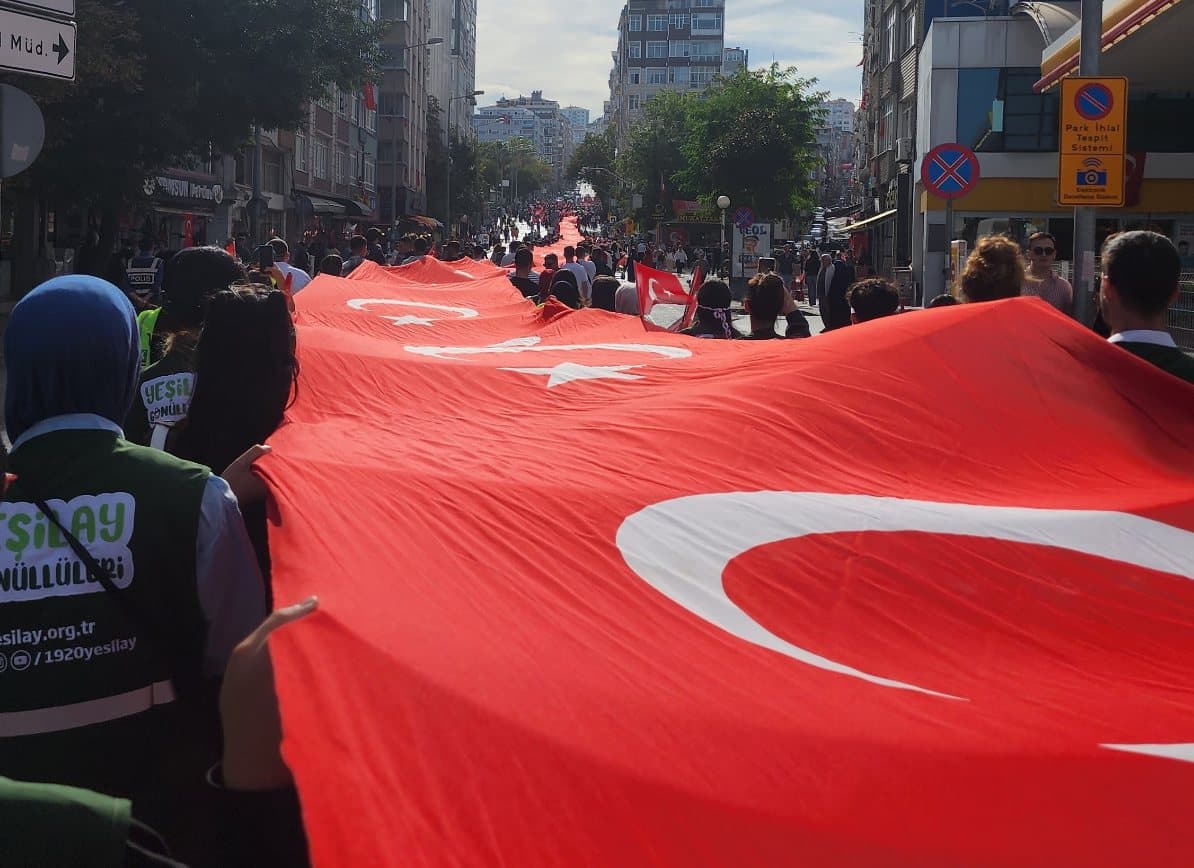 Turkmen students also joined the celebration of the 100th anniversary of the Turkish Republic