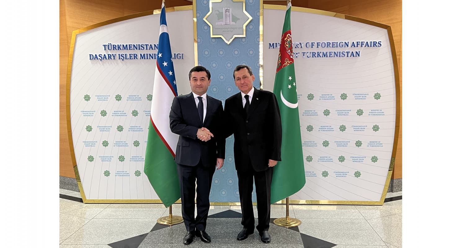 The foreign ministers of Turkmenistan and Uzbekistan held talks