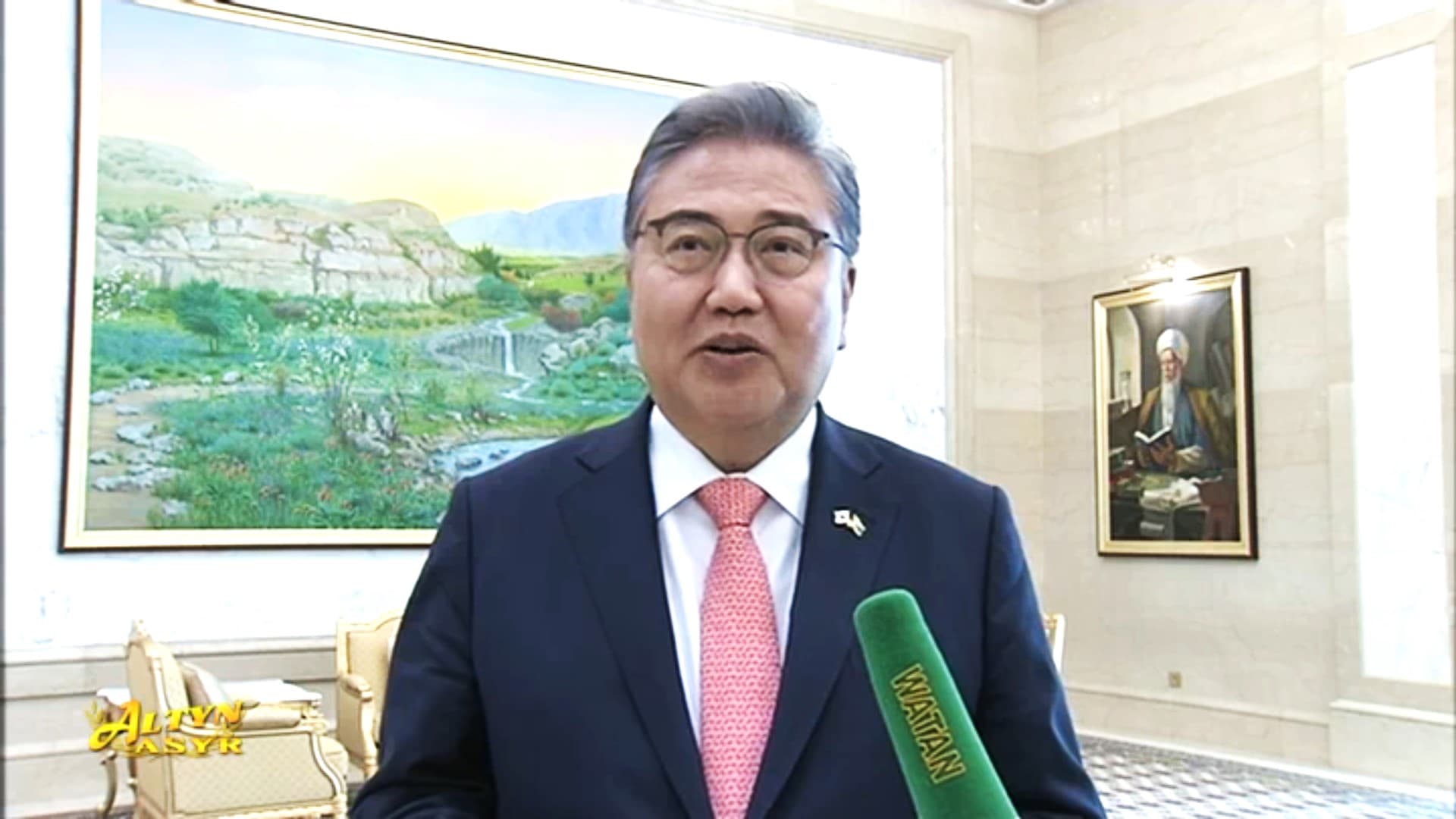 Serdar Berdimuhamedov and Park Jin outline prospects for Turkmen-Korean dialogue