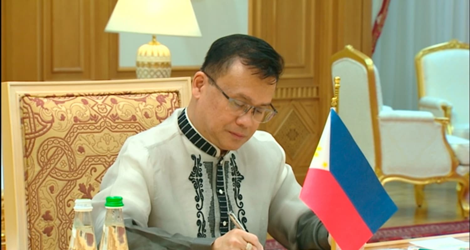 The Ambassador of the Republic of the Philippines is accredited to Turkmenistan