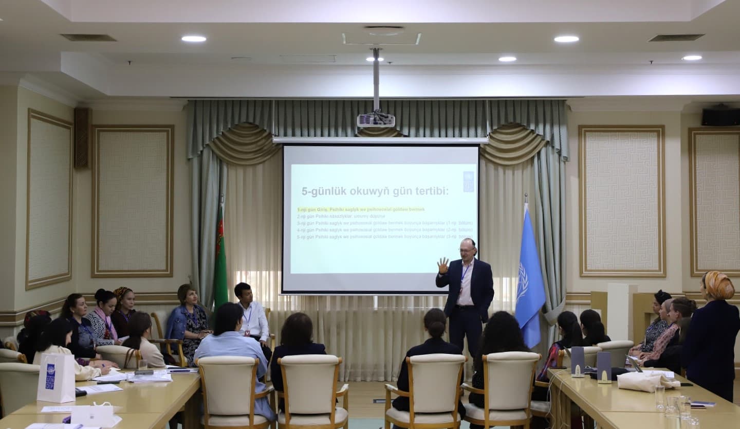 UNDP and partners enhance national capacity mental health and psychosocial support