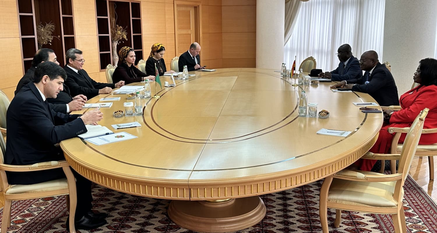 Министр иностранных дел Туркменистана принял делегацию Ганы
