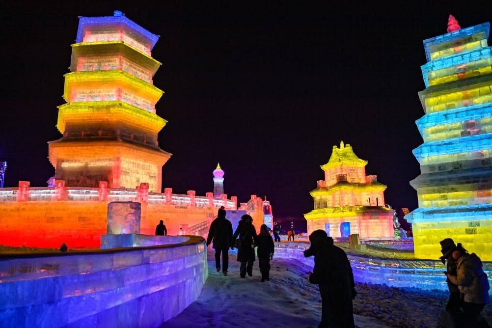 The 27th Ice and Snow Festival opened in Changchun, China.