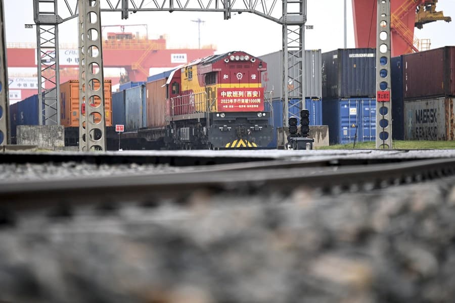Xinhua: Xi'an has served more than 5 thousand China-Europe freight trains since the beginning of 2023