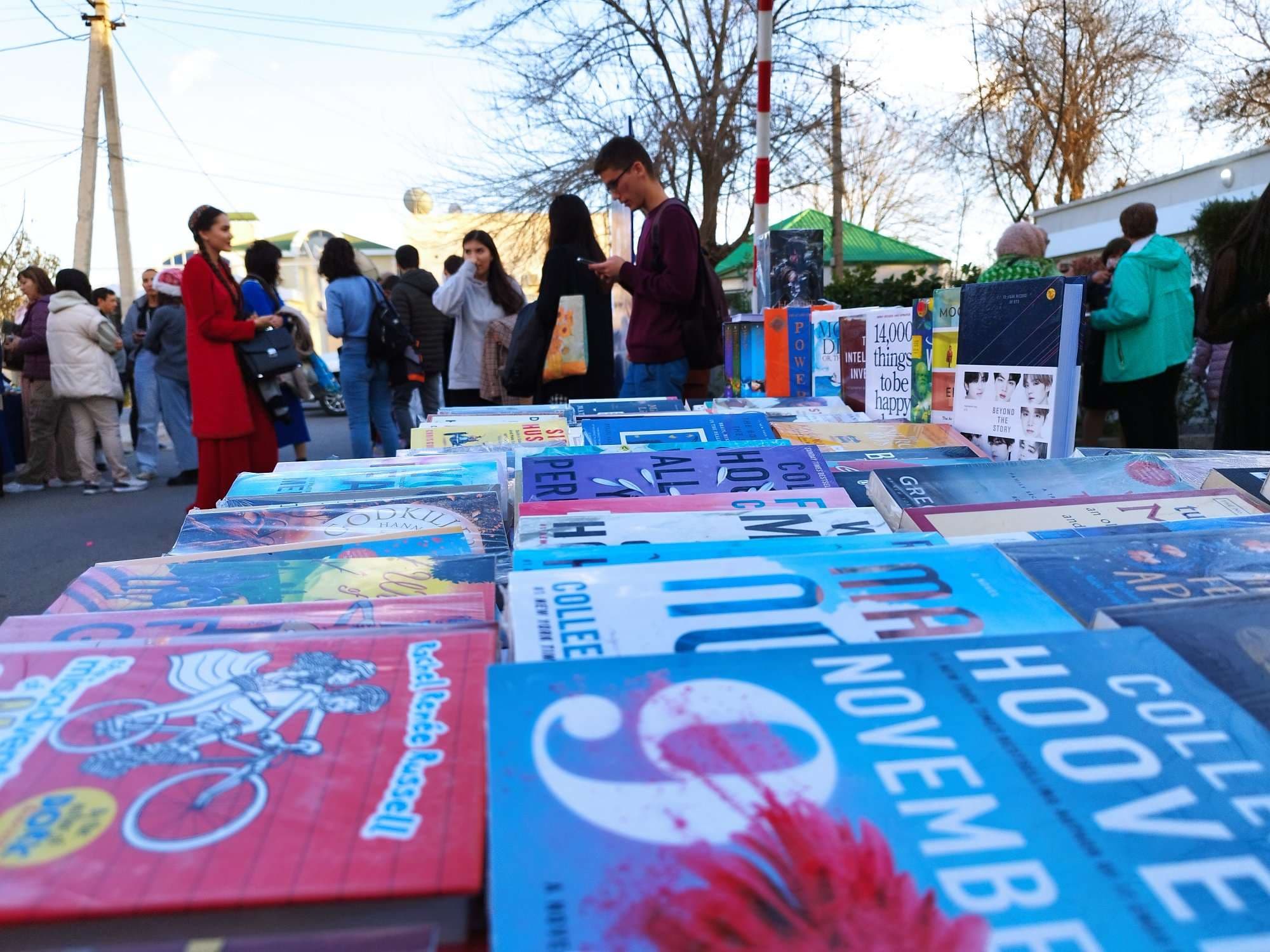 A Christmas book fair was held in Ashgabat