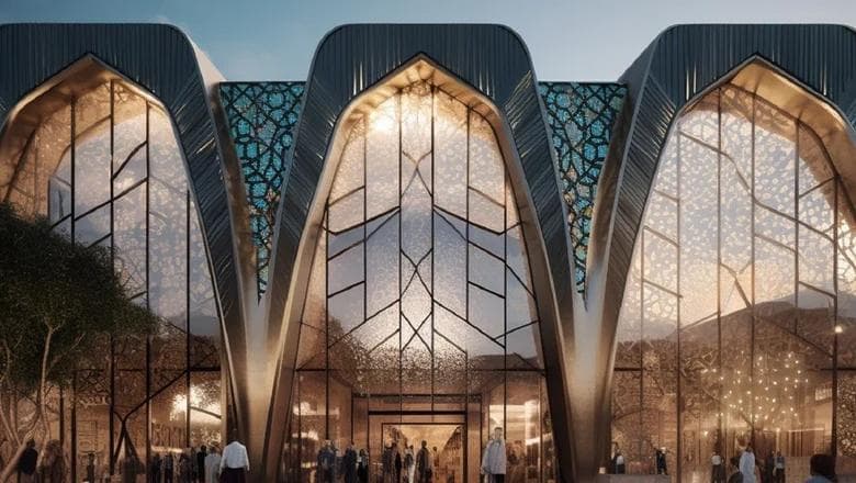 An Iranian architect designed a shopping mall using AI