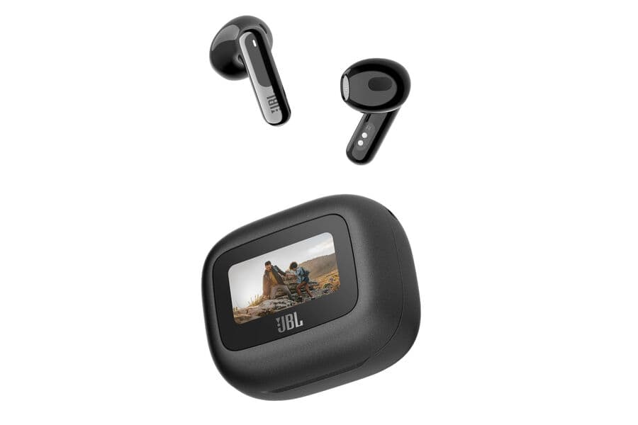 JBL presented wireless headphones with a built-in touch screen