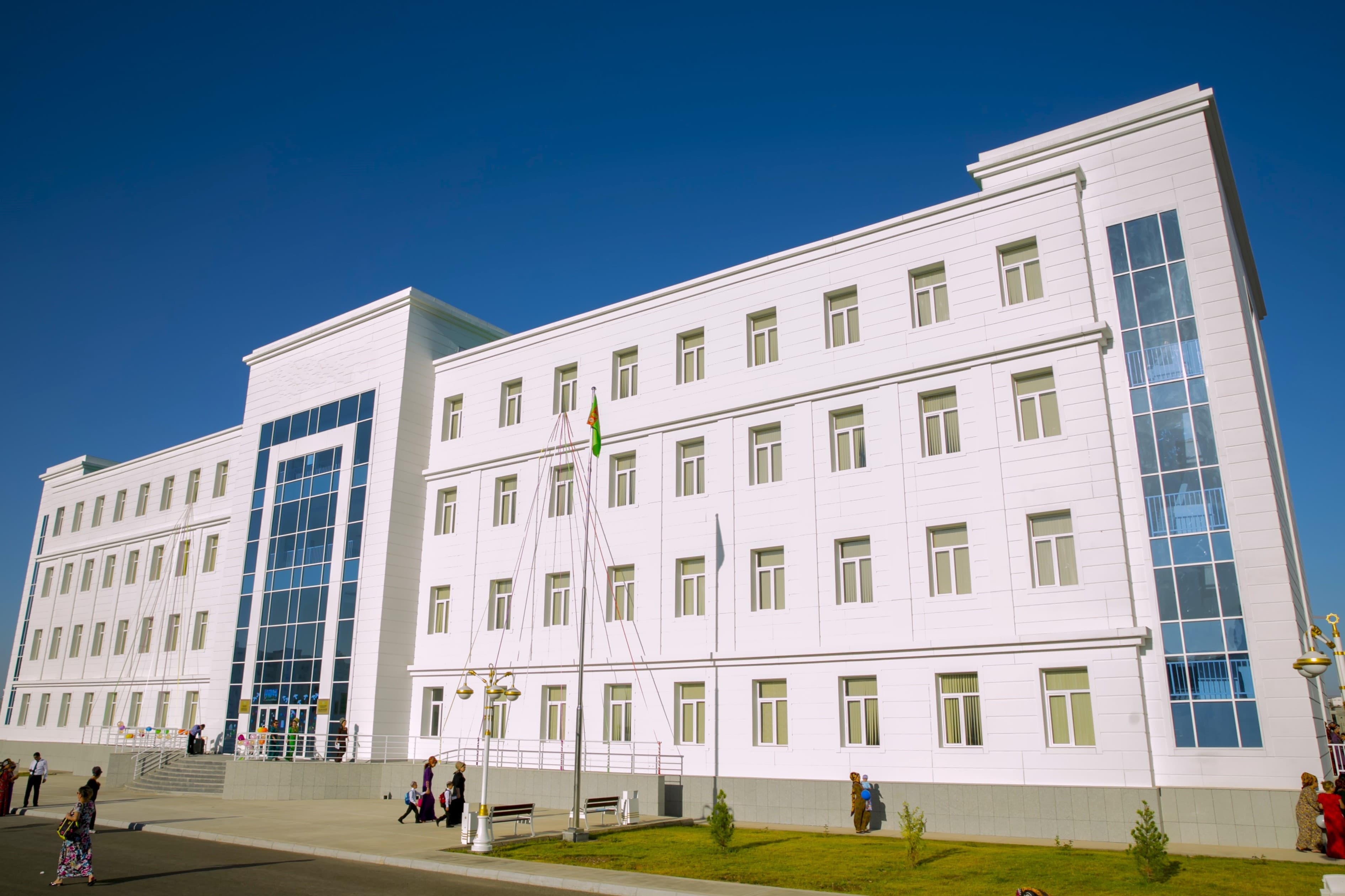 A new school and dormitory in the Bokurdak village of Ahal will be commissioned in September