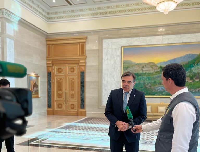 Serdar Berdimuhamedov received Vice-President of the European Commission Margaritis Schinas
