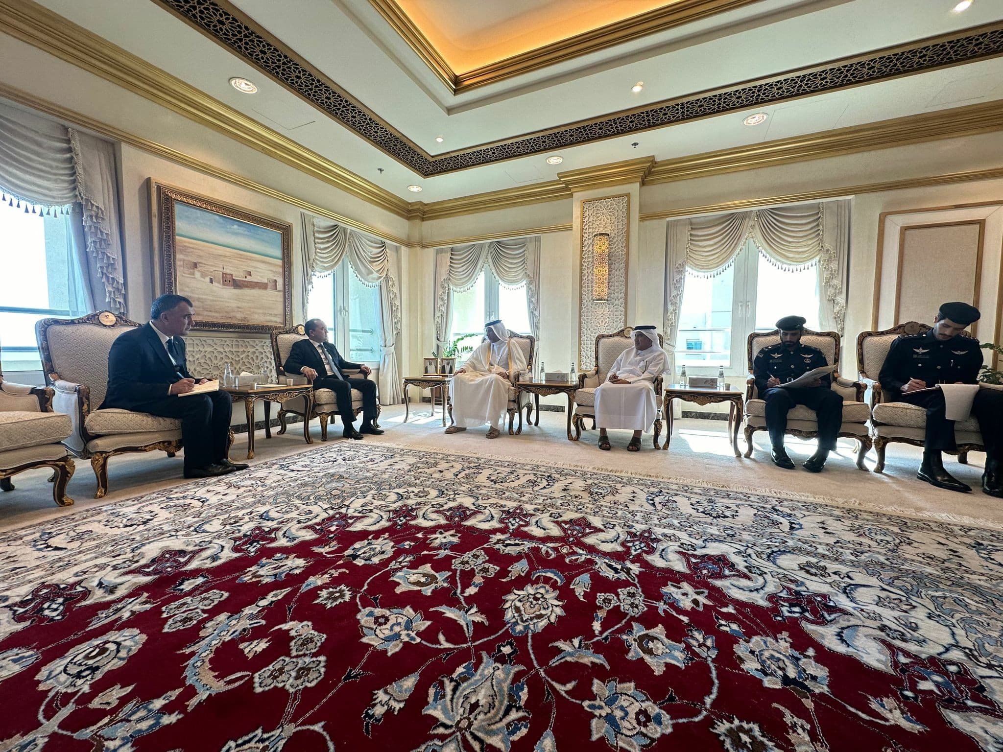 Meeting of the Ambassador of Turkmenistan with the Minister of State for Interior Affairs of the State of Qatar