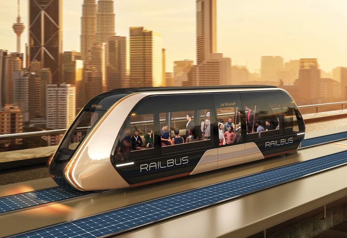 Solar-powered train buses and high-speed travel capsules are coming to Dubai