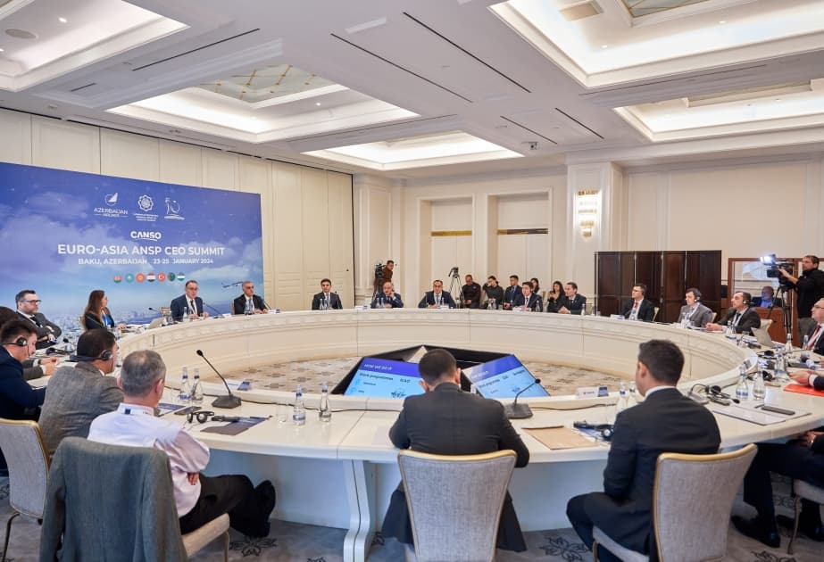 The 1st Summit of Air Navigation Structures of Azerbaijan, Turkey and Central Asian Countries is being held in Baku