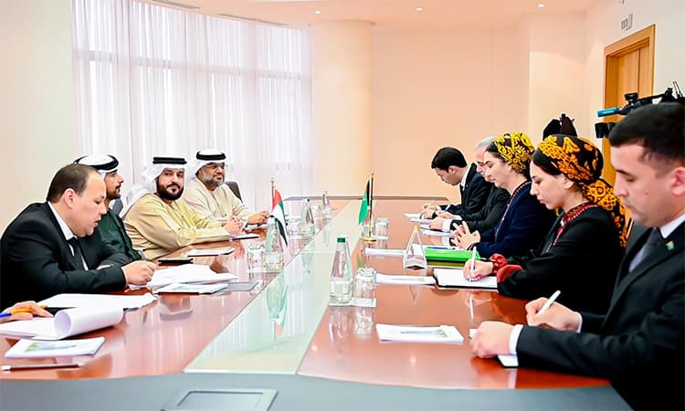 The delegation of the Emirati news agency WAM is establishing cooperation with the Turkmen media.