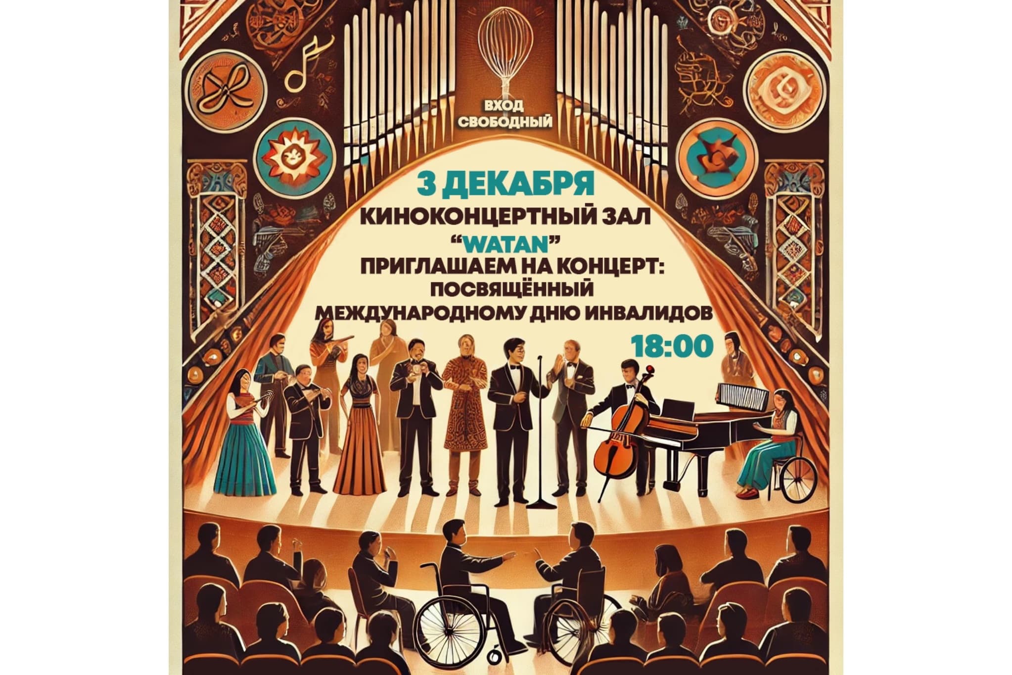 concert-dedicated-international-day-persons-disabilities-will-be-held-watan-cinema-and-concert-hall