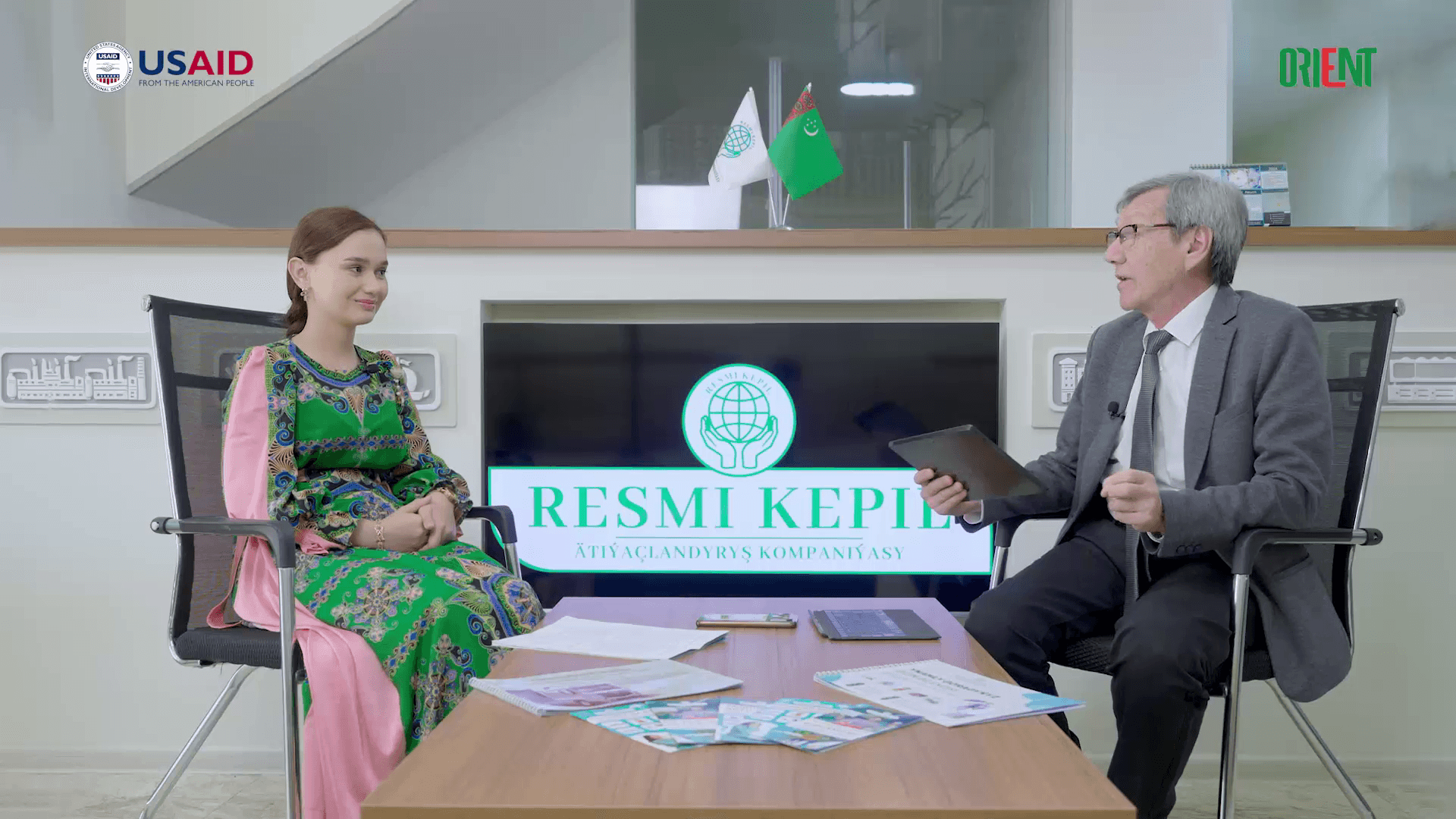 Interview with Marketing and Computer Technologies Department Specialist of insurance company 'Resmi kepil', Nurjahan Kakabaeva