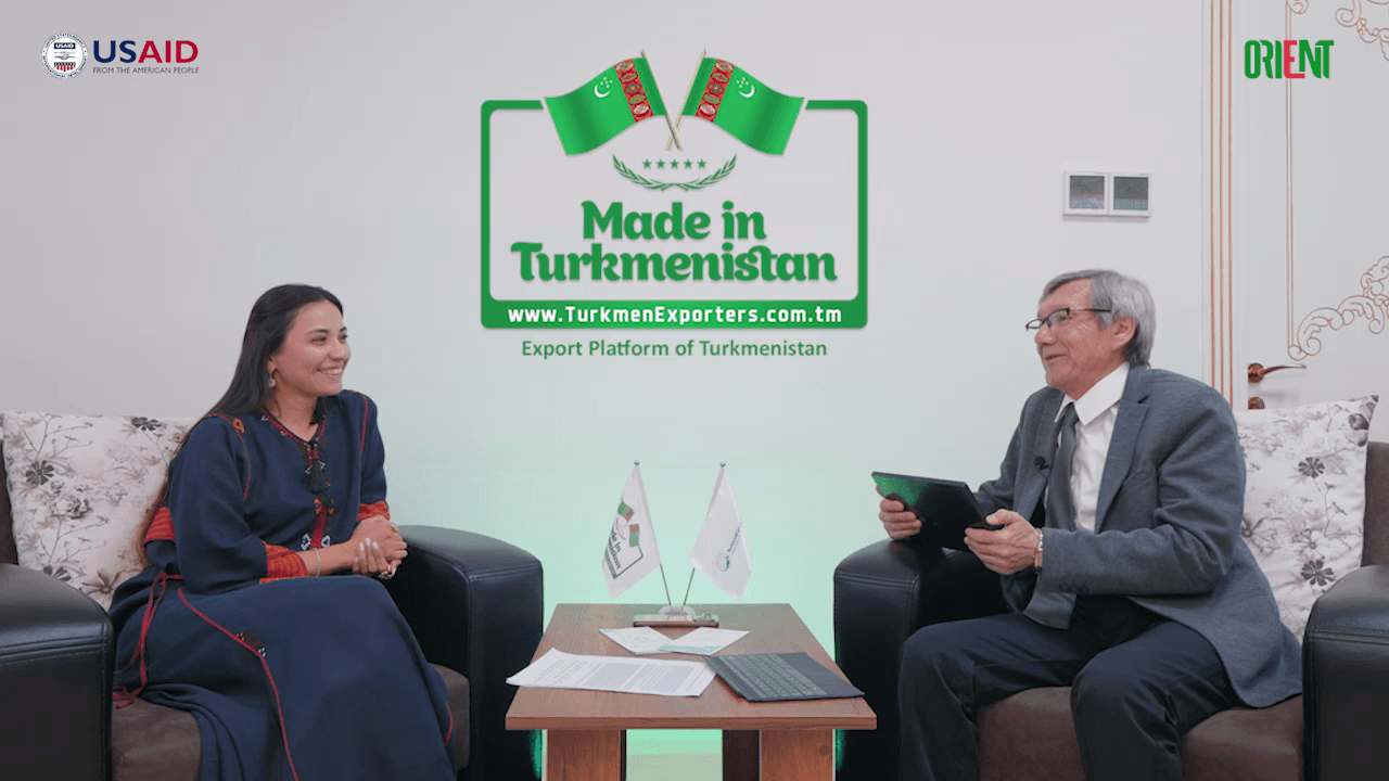 Interview with Enesh Meredova, a manager of TurkmenExporters.com.tm business platform