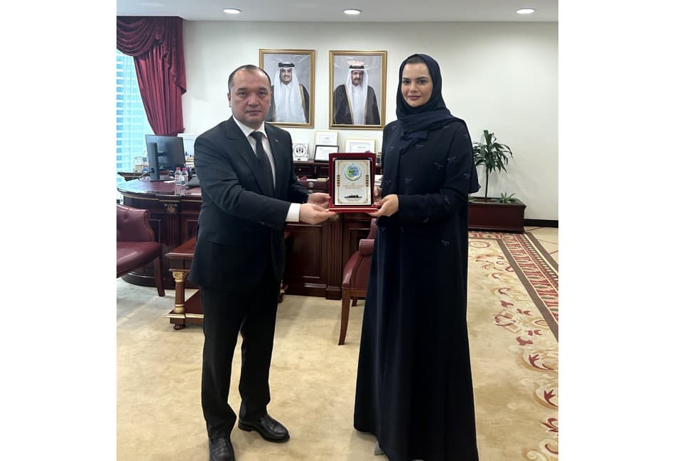 Ambassador of Turkmenistan Meets with Head of Department of International Organizations of Qatar MFA