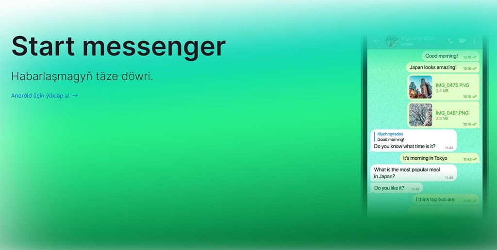 The national online mail exchange system "Start" is at the service of the Turkmen people