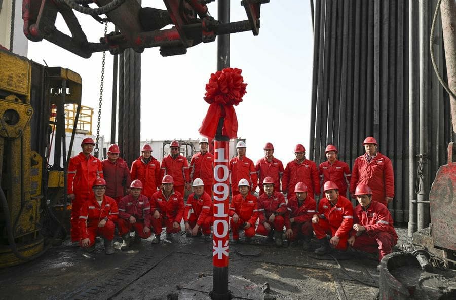 China completes drilling of deepest vertical well in Asia