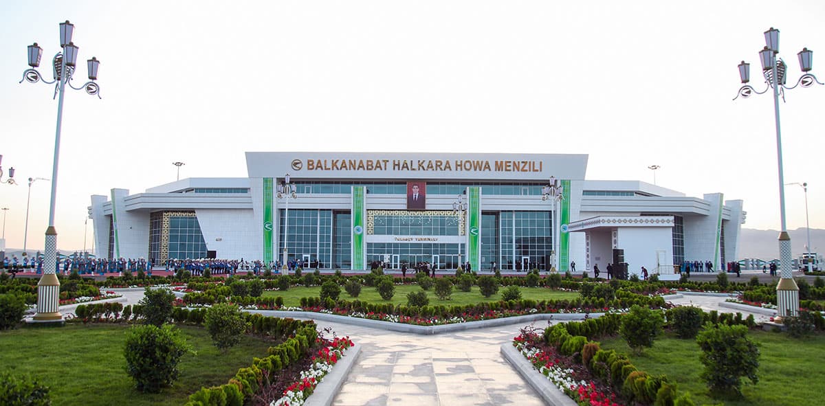 The new Balkanabat Airport will enable foreign airlines to make technical landings
