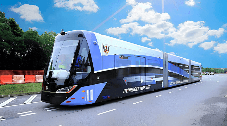 Japan launches "Fuji Tram": Trackless magnetic-based transportation system